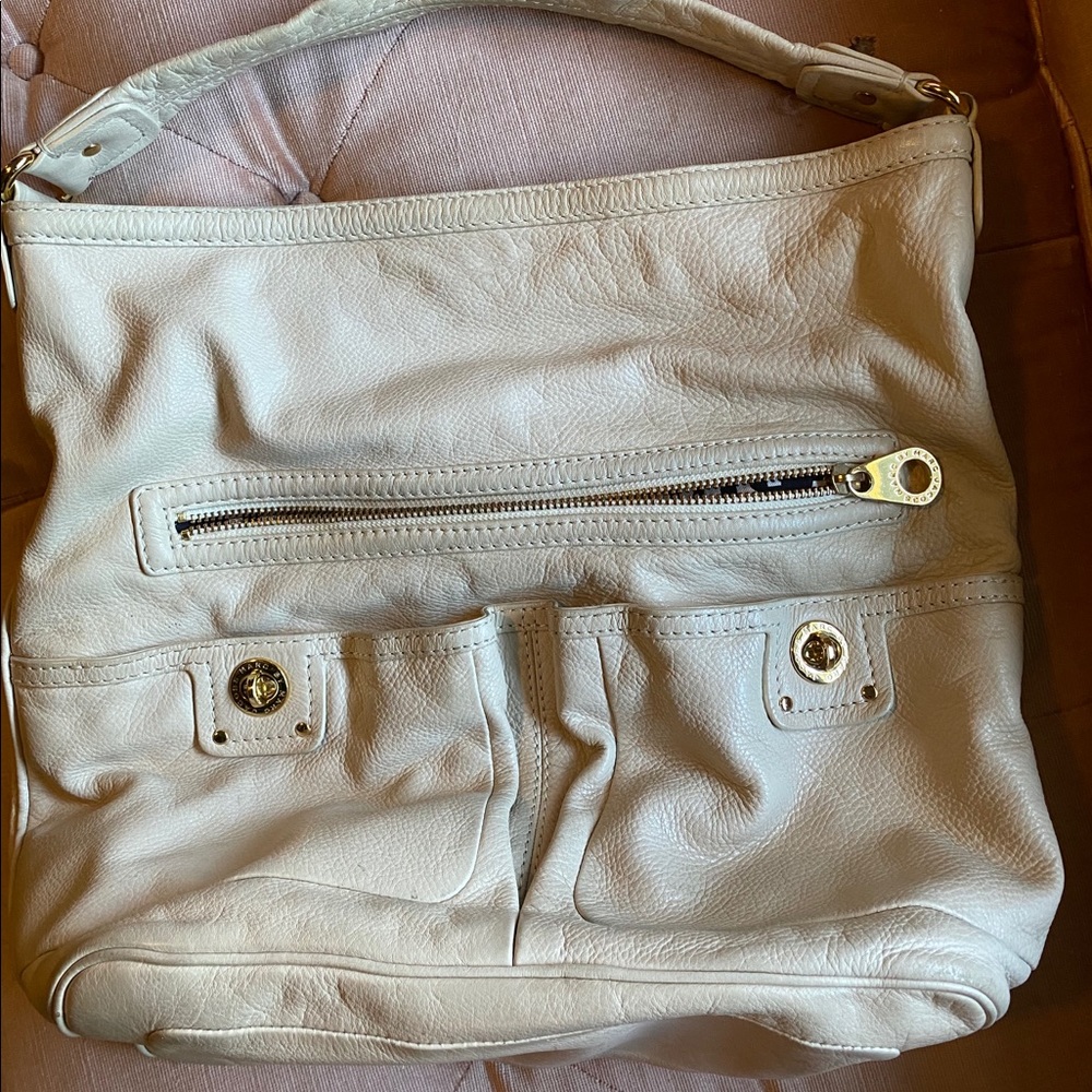 Cream Marc by Marc Jacobs hobo bag
